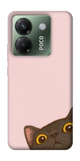 Чехол на Xiaomi Poco M7 pro 5G Peeping cat фото 1 Чехол на Xiaomi Poco M7 pro 5G Peeping cat фото 1 из 1