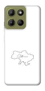 Чохол на Motorola Moto G15 4G Ukraine map фото 1 з 1