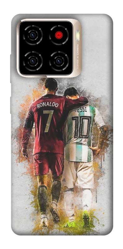 Чохол на ZTE Blade A56 Ronaldo та Messi фото 1 з 1