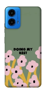 Чехол на Motorola Moto G45 Doing my best фото 1 из 1