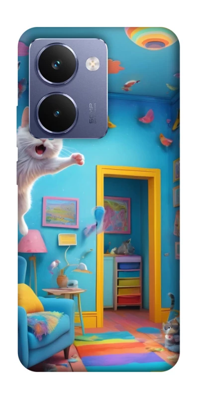 Чохол на Realme P3 Ultra crazy cat фото 1 з 1