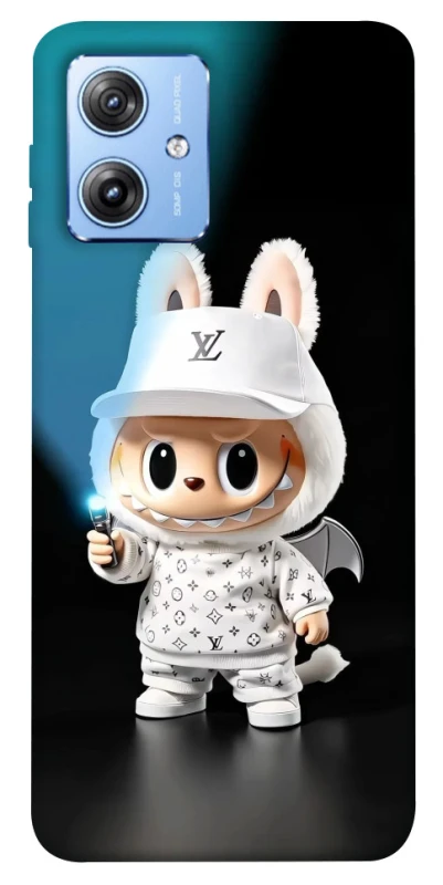 Чохол на Motorola Moto G84 Labubu with flashlight ver.1 фото 1 з 1