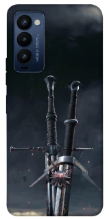 Чехол на TECNO Camon 18 Мечи Ведьмака фото 1 из 1