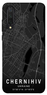 Чехол на Xiaomi Mi CC9 / Mi 9 Lite Chernihiv map фото 1 из 1