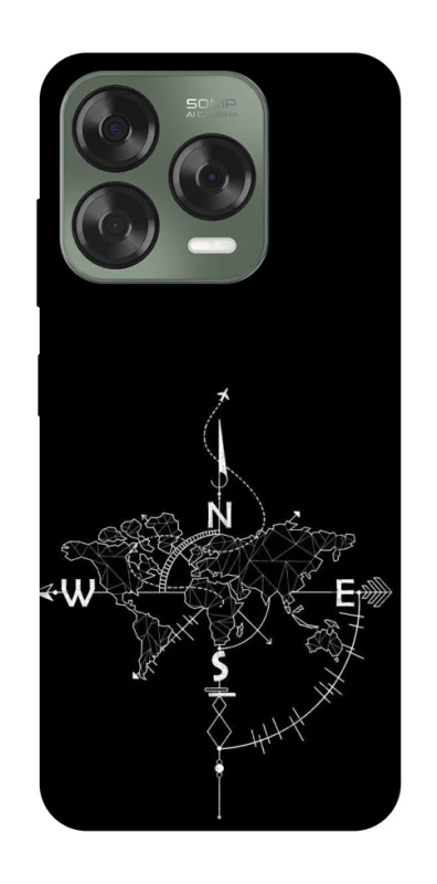 Чохол на ZTE Nubia V70 Design Travel Map фото 1 з 1