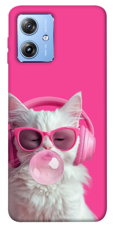 Чохол на Motorola Moto G84 Pink kitty фото 1 з 1