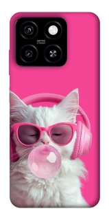 Чехол на ZTE Blade A55 4G Pink kitty фото 1 из 1