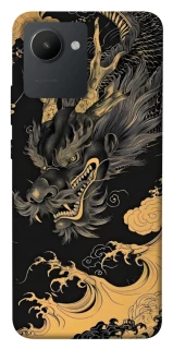 Чохол на Realme C30s gold dragon фото 1 з 1