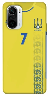 Чохол на Xiaomi Redmi K40 / K40 Pro / K40 Pro+ / Poco F3 UA-Football ver.3 фото 1 з 1