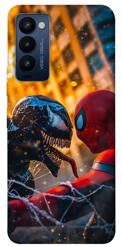 Чохол на TECNO Camon 18 Venom vs Spiderman фото 1 з 1