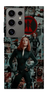 Чехол на Samsung Galaxy S24 Ultra Black Widow фото 1 из 1