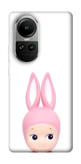 Чохол на Oppo Reno 10 Minimal Bunny Peek фото 1 з 2