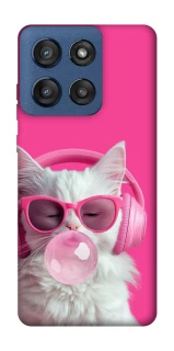 Чохол на Motorola Edge 60 Stylus Pink kitty фото 1 Чохол на Motorola Edge 60 Stylus Pink kitty фото 1 з 1