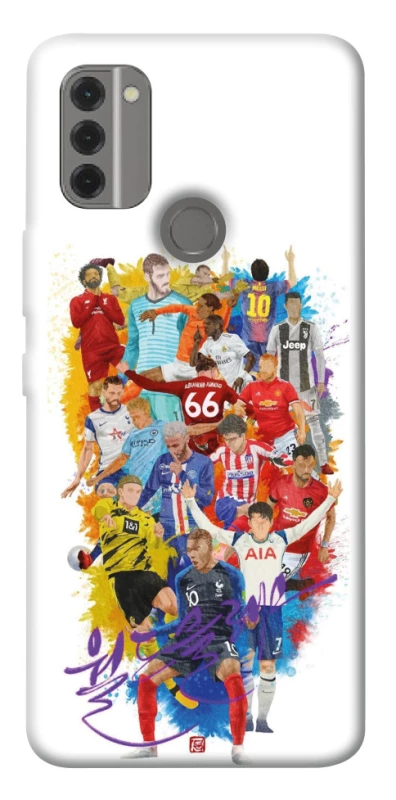 Чехол на Nokia C31 Football Abstract v2 фото 1 из 1