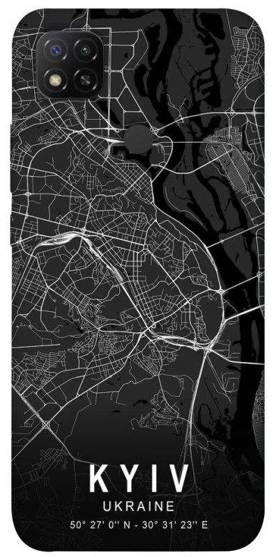 Чехол на Xiaomi Redmi 9C Kyiv map фото 1 из 1