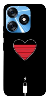 Чохол на TECNO Spark 10 Charge your heart фото 1 з 1