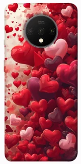 Чохол на OnePlus 7T Many hearts фото 1 з 1