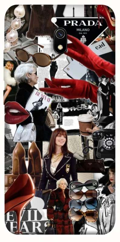 Чохол на Xiaomi Redmi 8a Fashion collage ver.13 фото 1 з 1