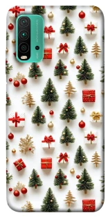 Чехол на Xiaomi Redmi Note 9 4G / Redmi 9 Power Christmas spirit ver.8 фото 1 из 1