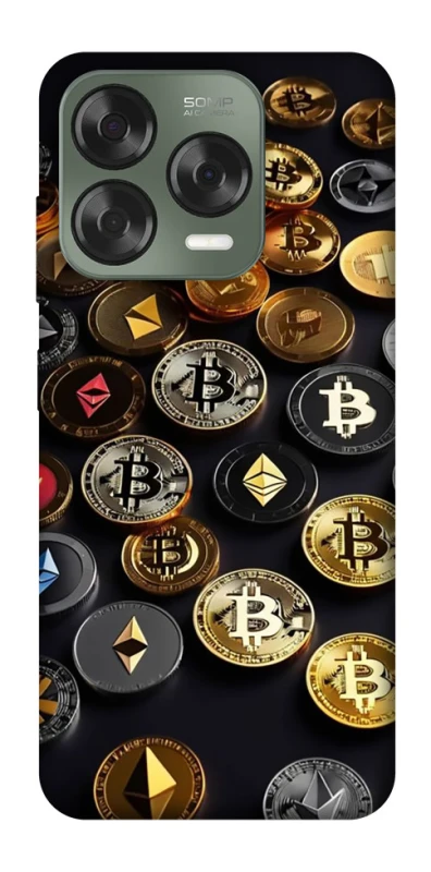 Чехол на ZTE Nubia V70 Design Many coins фото 1 из 1