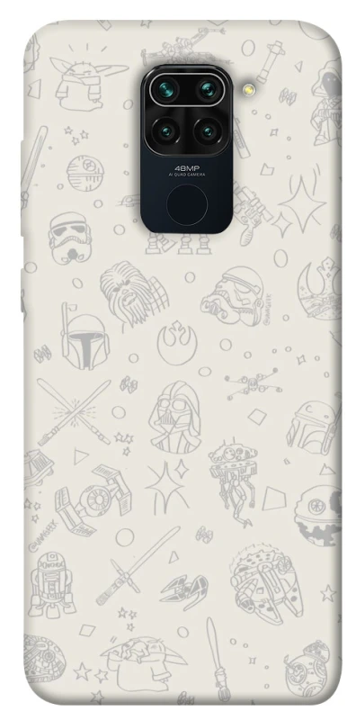 Чохол на Xiaomi Redmi Note 9 / Redmi 10X Star Wars background ver.1 фото 1 з 1