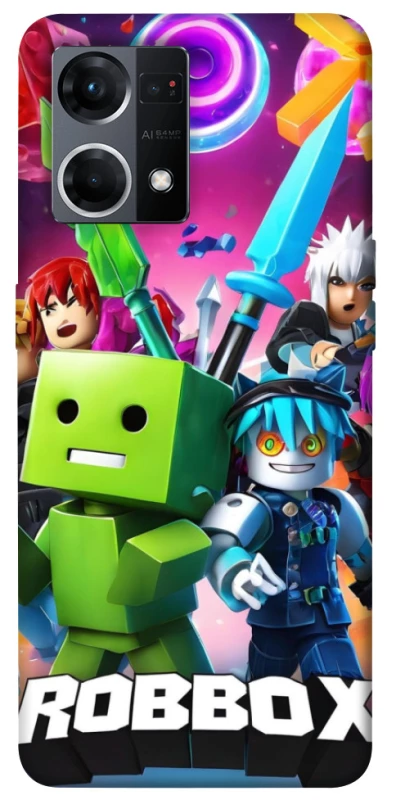Чохол на Oppo Reno 7 4G Roblox gaming heroes фото 1 з 1