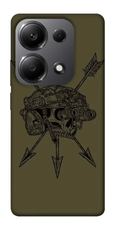 Чехол на Xiaomi Redmi Note 13 Pro 4G Mil skull фото 1 из 1