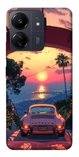 Чехол на Xiaomi Redmi 13C Porsche at sunset фото 1 из 1