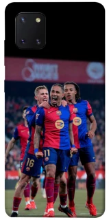 Чехол на Samsung Galaxy Note 10 Lite (A81) FC Barcelona team фото 1 из 1
