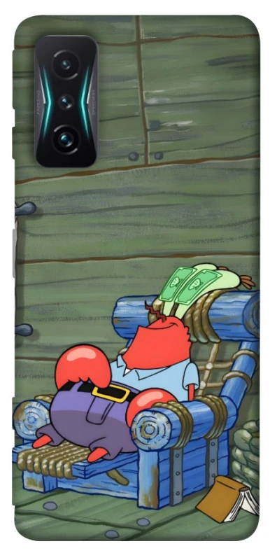 Чохол на Xiaomi Redmi K50 Gaming Mr.Krabs фото 1 з 1