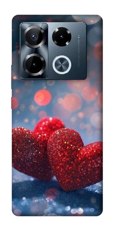 Чохол на Infinix Note 40 Pro 4G Red hearts фото 1 з 1