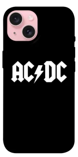 Чехол на Apple iPhone 15 (6.1") AC/DC logo фото 1 из 1