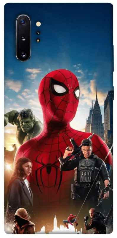 Чехол на Samsung Galaxy Note 10 Plus Spider Man ver.2 фото 1 из 1