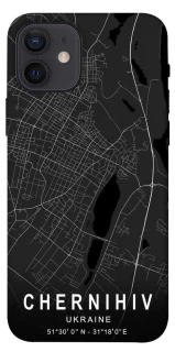 Чохол на Apple iPhone 12 (6.1") Chernihiv map фото 1 з 1