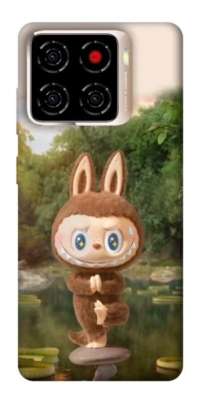 Чохол на ZTE Blade A56 Labubu Yoga фото 1 з 1