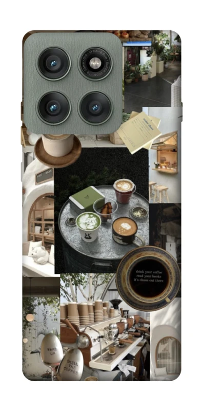 Чохол на Motorola Edge 60 Pro Coffee collage ver.4 фото 1 з 1