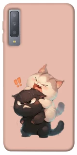 Чохол на Samsung A750 Galaxy A7 (2018) Сat and cat фото 1 з 1