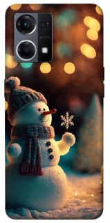 Чехол на Oppo Reno 7 4G Новогодний v46 фото 1 из 1