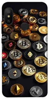 Чохол на Xiaomi Mi A2 Lite / Xiaomi Redmi 6 Pro Many coins фото 1 з 1