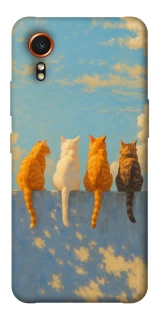 Чехол на Samsung Galaxy Xcover7 cats on wall фото 1 Чехол на Samsung Galaxy Xcover7 cats on wall фото 1 из 1