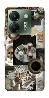 Чохол на Xiaomi Poco M7 pro 5G Coffee collage ver.4 фото 1 з 1