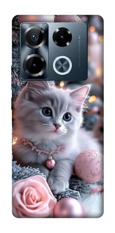 Чехол на Infinix Note 40 Pro 4G Christmas Kitty фото 1 из 1