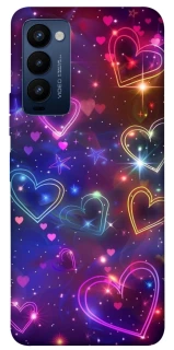 Чохол на TECNO Camon 18 Drawn hearts фото 1 з 1