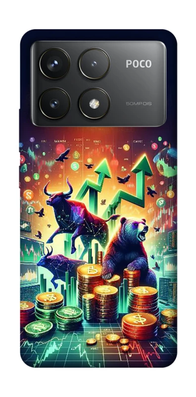 Чохол на Xiaomi Poco F6 Pro Crypto market фото 1 з 1