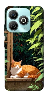 Чохол на ZTE Blade A75 4G red cat фото 1 з 1