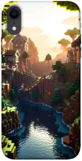 Чохол на Apple iPhone XR (6.1") Minecraft sunset фото 1 з 1