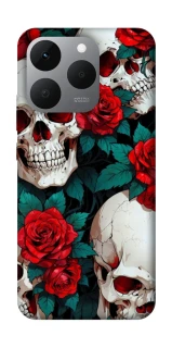 Чохол на Realme 15T skull and rose фото 1 з 1