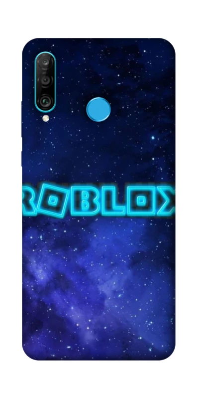 Чохол на Huawei P30 lite Roblox Space Logo Blue фото 1 з 1