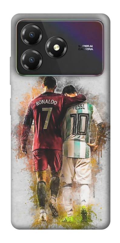 Чохол на ZTE Blade A36 Ronaldo та Messi фото 1 з 1