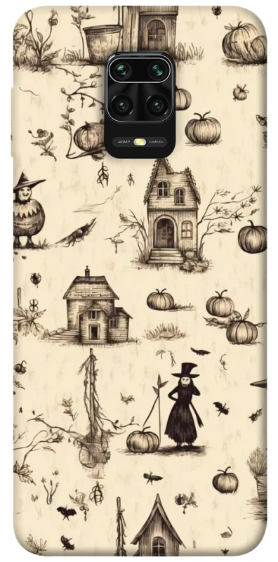 Чехол на Xiaomi Redmi Note 9s / Note 9 Pro / Note 9 Pro Max Halloween aesthetic ver.1 фото 1 из 1